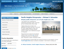 Tablet Screenshot of michaelschneiderdc.com